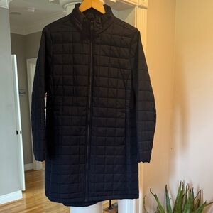 Lands End Women’s long, quilted puffer jacket